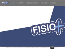 Tablet Screenshot of fisiomais.eu